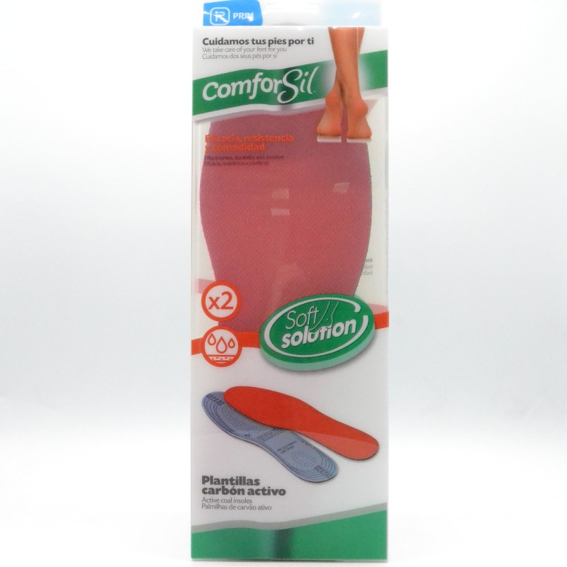 COMFORSIL PLANTILLAS DESODORANTES CARBON ACTIVO 1 PAR Parafarmacia