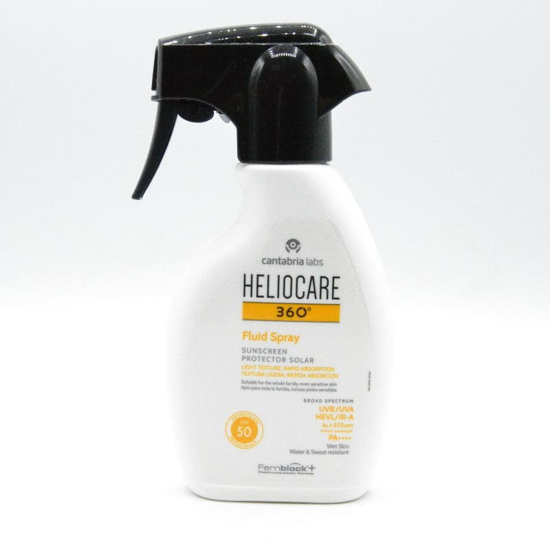 HELIOCARE 360º FLUID SPRAY SPF +50 250 ML Parafarmacia