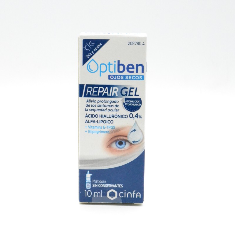 OPTIBEN OJOS SECOS REPAIR GEL 10 ML Parafarmacia