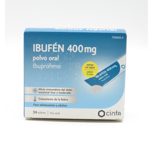 IBUFEN 400 MG 24 SOBRES POLVO ORAL Medicamentos