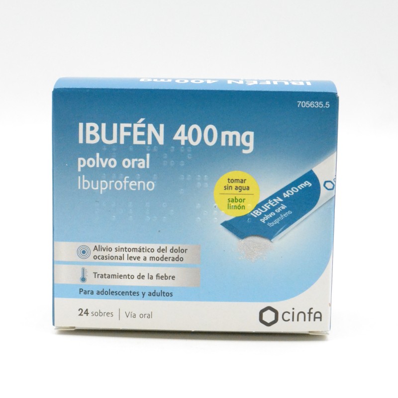 IBUFEN 400 MG 24 SOBRES POLVO ORAL Medicamentos