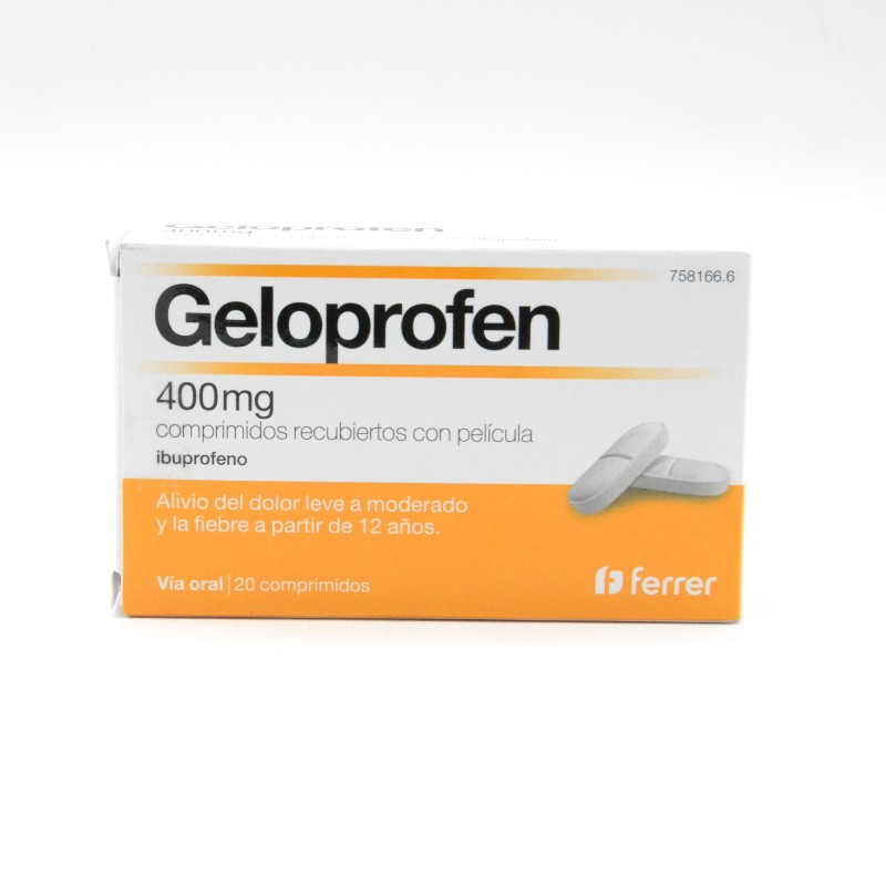 GELOPROFEN 400 MG 20 COMPRIMIDOS RECUBIERTOS Medicamentos