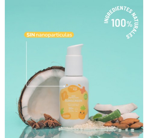 FRESHLY KIDS SUNSCREEN SPF50+ 50ML Mascarillas