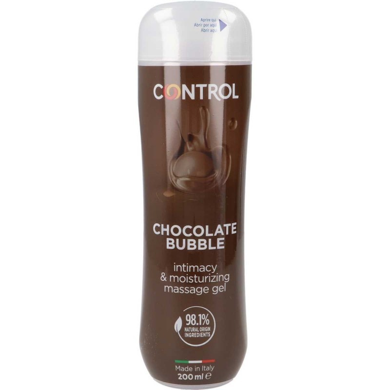 CONTROL GEL MASAJE CHOCOLATE 200 ML Parafarmacia