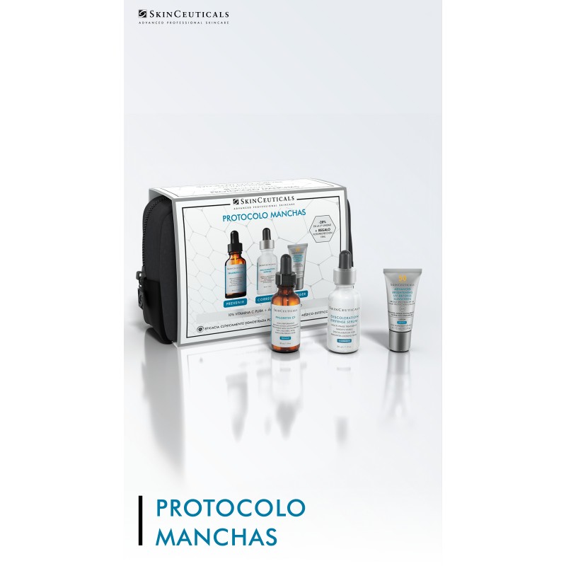 SKINCEUTICALS COFRE MANCHAS ( PHLORETIN + DISCOLORATION SERUM + ADVANCE BRIGHTENING 15ML) Parafarmacia