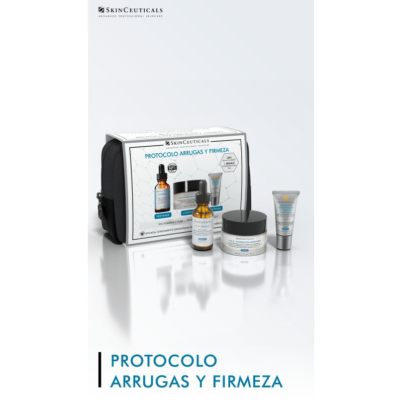 SKINCEUTICALS COFRE ARRUGAS Y FIRMEZA (CE FERULIC + AGE INTERRUPTER CREMA + ADVACE BRIGHTENING SPF50 Parafarmacia
