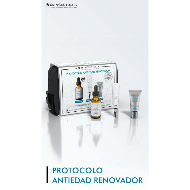 SKINCEUTICALS COFRE ANTIEDAD RENOVADOR ( RETINOL 0.3 + TRIPLE LIPID + ADVANCED BRIGHTENING 15ML) Parafarmacia