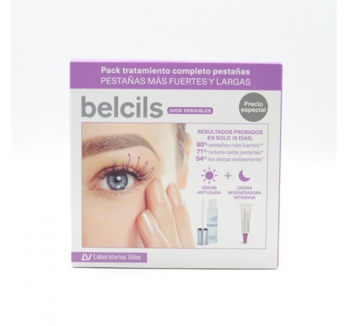 BELCILS PACK TRATAMIENTO COMPLETO DE PESTAÑAS SERUM + CREMA REGENERADORA INTENSIVA Pestañas y cejas