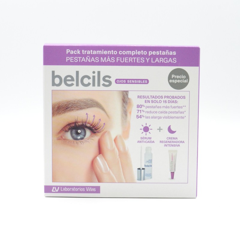 BELCILS PACK TRATAMIENTO COMPLETO DE PESTAÑAS SERUM + CREMA REGENERADORA INTENSIVA Pestañas y cejas