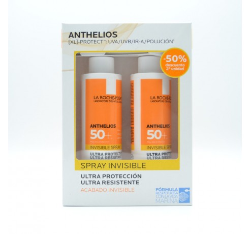 ANTHELIOS SPRAY INVISIBLE 50+ DUPLO 2X200 ML Corporal adulto