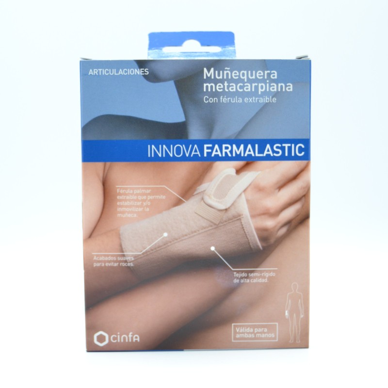 MUÑEQUERA INNOVA METACARP. FERULA T-P Muñequeras