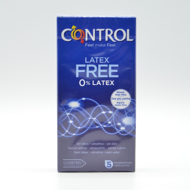 PRESERVATIVOS CONTROL LATEX FREE 5 UNIDADES Preservativos
