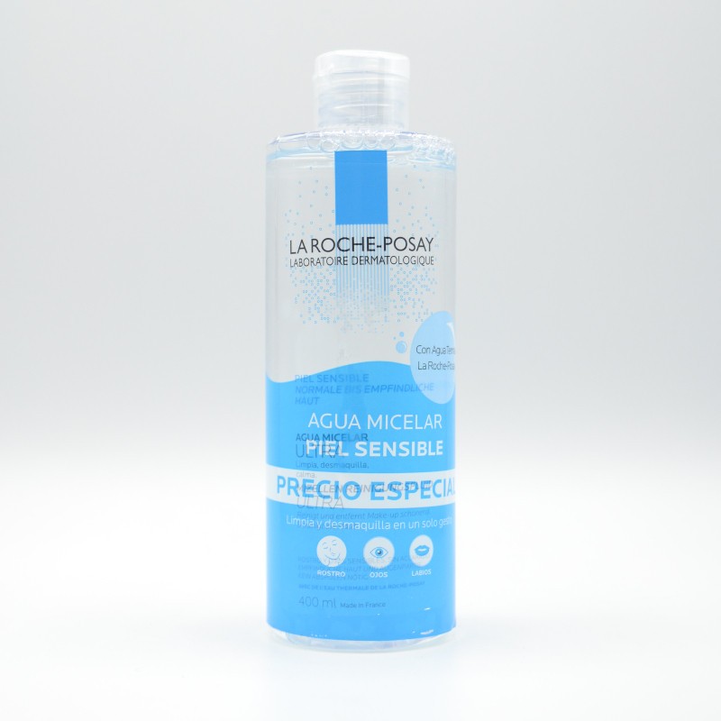 AGUA MICELAR ULTRA PIEL SENSIBLE 400ML LA ROCHE POSAY Limpieza facial
