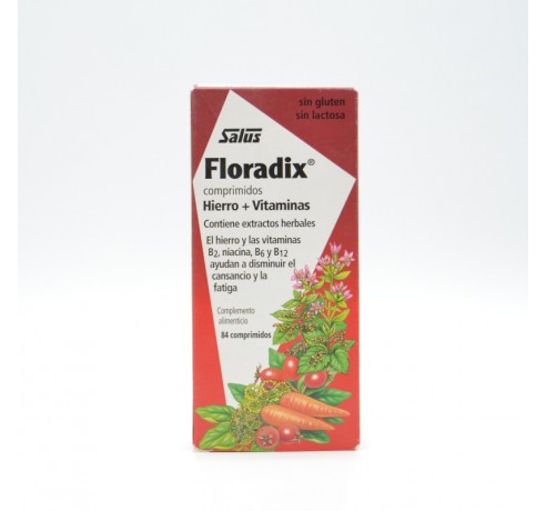 FLORADIX HIERRO + VITAMINAS 84 COMPRIMIDOS Complejos multivitamínicos