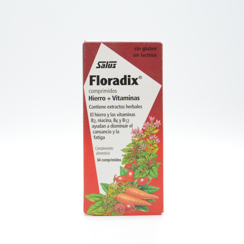 FLORADIX HIERRO + VITAMINAS 84 COMPRIMIDOS Complejos multivitamínicos