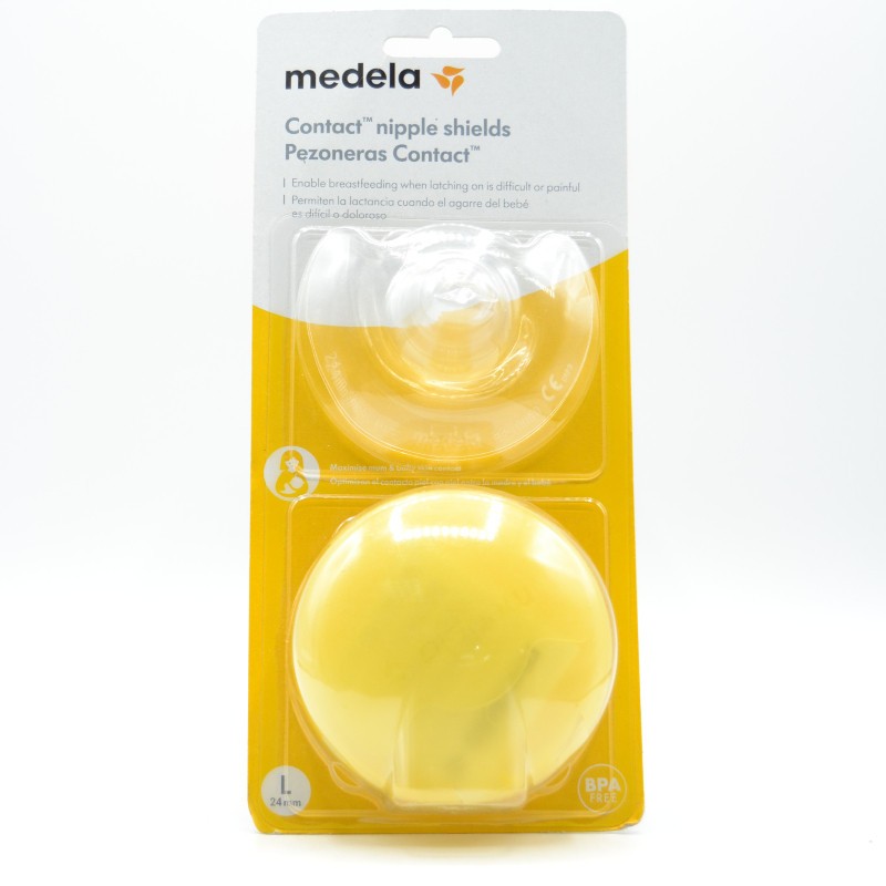 MEDELA PEZONERA SILICONA T/L 2U Lactancia