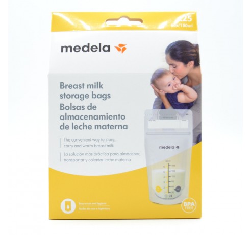 MEDELA BOLSAS LECHE MATERNA 25U Lactancia