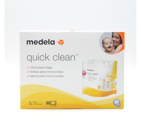 MEDELA BOLSAS PARA MICROONDAS REUTILIZABLES QUIC Lactancia