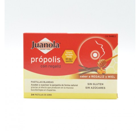 JUANOLA PROPOLIS REGALIZ MIEL Caramelos y chicles