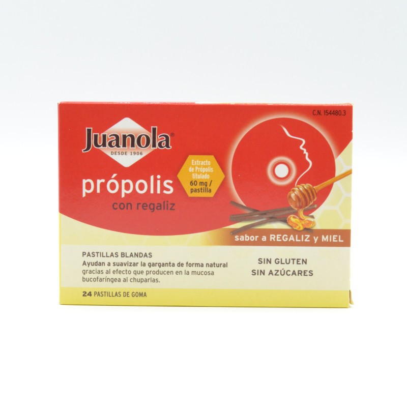 JUANOLA PROPOLIS REGALIZ MIEL Caramelos y chicles