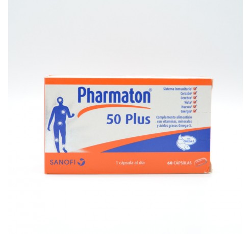 PHARMATON 50 PLUS 60 CAP Energía y vitalidad