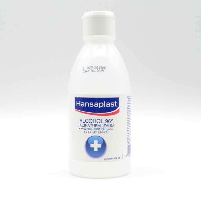 HANSAPLAST ALCOHOL 96 º 250 ML Limpieza y cuidado de las heridas