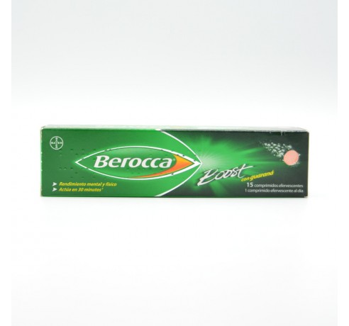 BEROCCA BOOST 15 COMPRIMIDOS EFERVESCENTES Energía y vitalidad