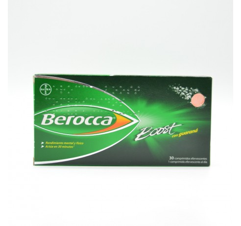 BEROCCA BOOST 30 COMPRIMIDOS EFERVESCENTES Energía y vitalidad