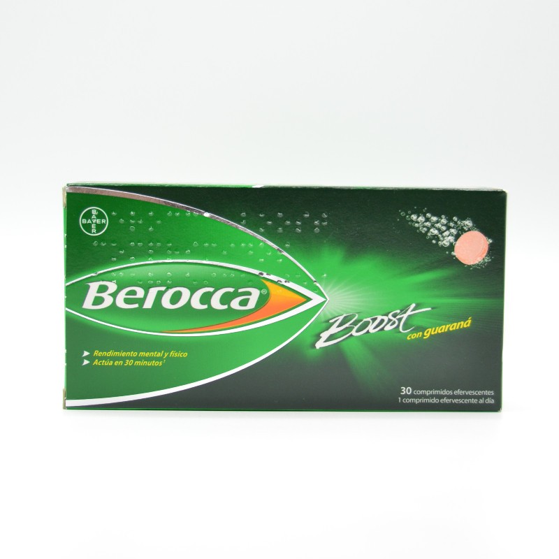 BEROCCA BOOST 30 COMPRIMIDOS EFERVESCENTES Energía y vitalidad