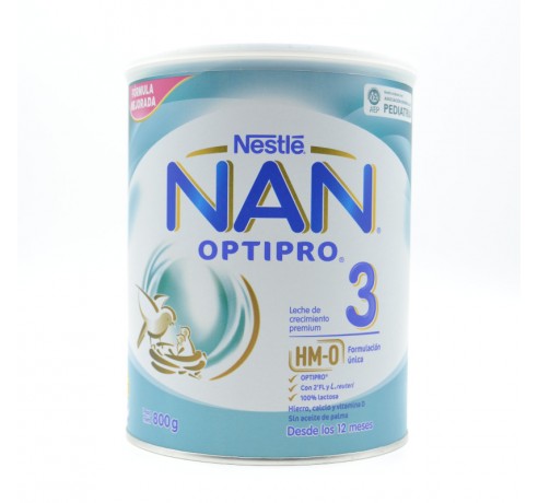 NAN OPTIPRO 3 800 GR Leches