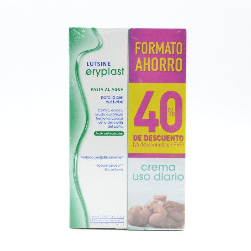 ERYPLAST PASTA AL AGUA DUPLO 2X75 GR Cuidado del culete