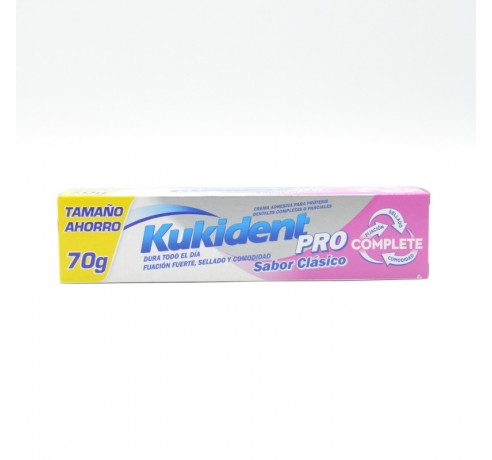 KUKIDENT COMPLET CLASICO TAMAÑO AHORRO 70 G Prótesis dental