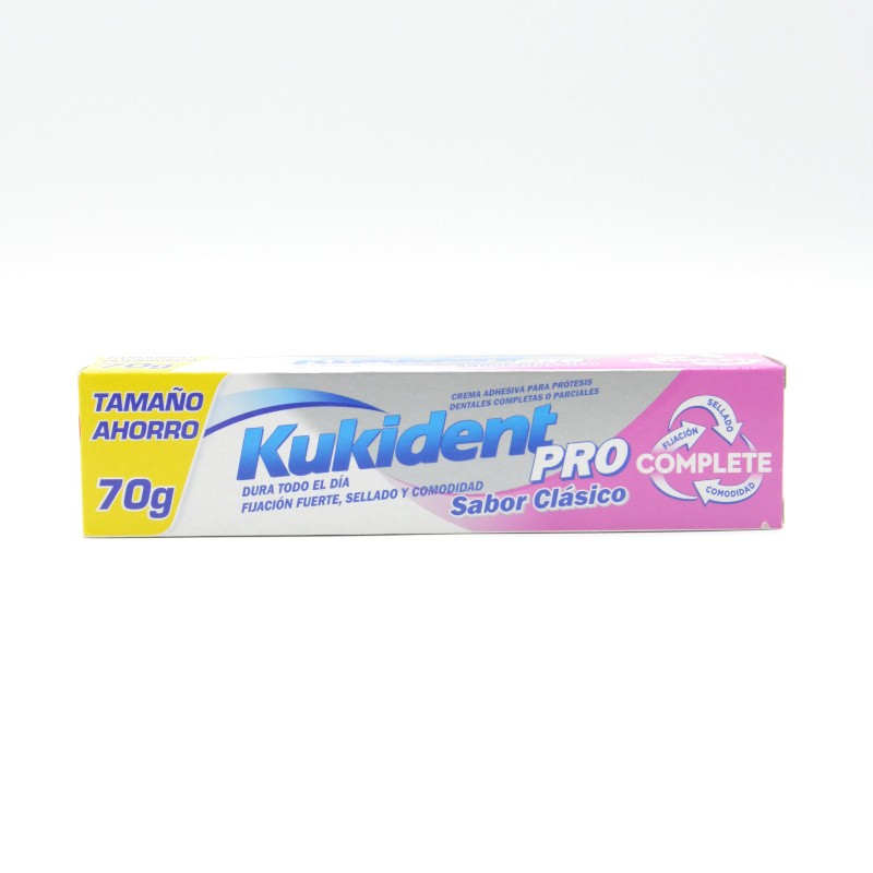 KUKIDENT COMPLET CLASICO TAMAÑO AHORRO 70 G Prótesis dental