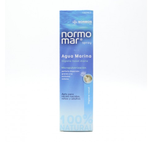 NORMOMAR AGUA MARINA SPRAY 125 ML F-0 Limpieza nasal