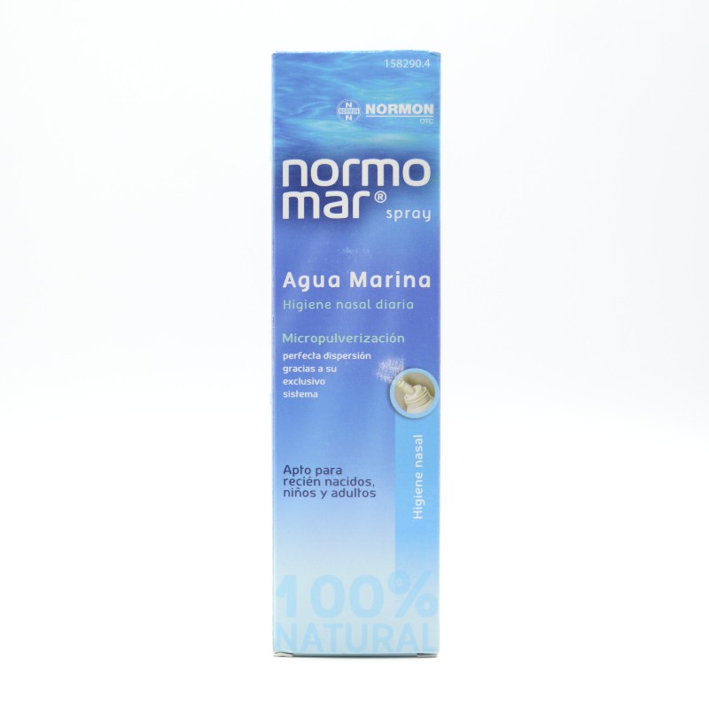 NORMOMAR AGUA MARINA SPRAY 125 ML F-0 Limpieza nasal