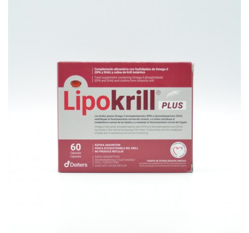 LIPOKRILL PLUS 60 CAPSULAS Salud cardiovascular