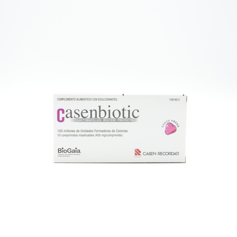 CASENBIOTIC FRESA 10 COMPRIMIDOS Probióticos y sueros de rehidratación