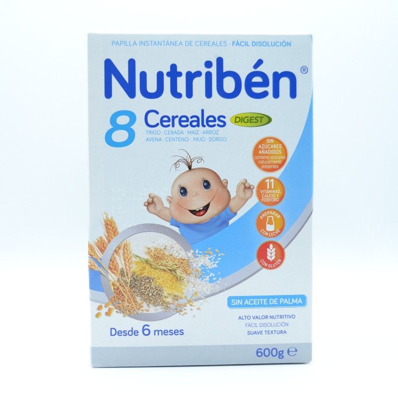 NB PAPILLA 8 CEREALES DIGEST 600 G Papillas y snacks