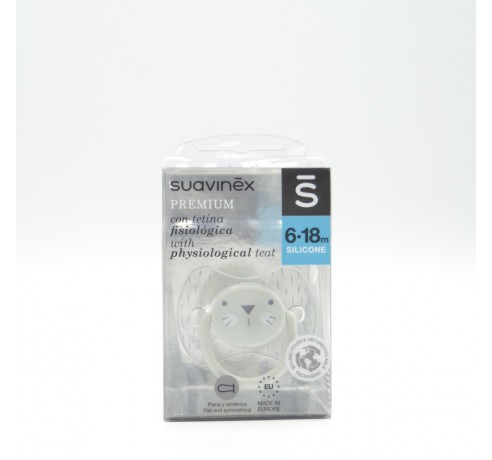 Suavinex Chupete Premium 6-18 M Fisiologico Silicona