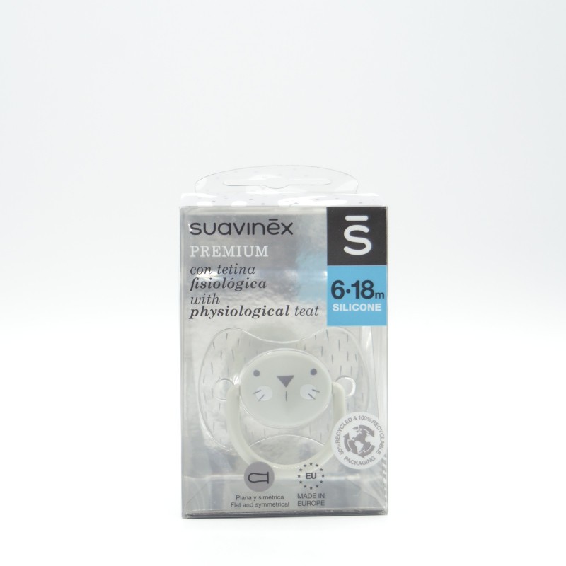 CHUPETE SUAVINEX SELECTION SILICONA FISIOLOGICA 6-18M 1UD Chupetes y broches