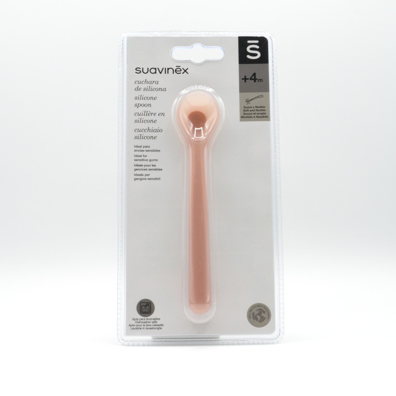 SUAVINEX CUCHARA SILICONA +4M Vajilla y accesorios