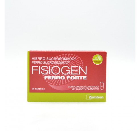 FISIOGEN FERRO FORTE 30 CAPSULAS Gestación y embarazo