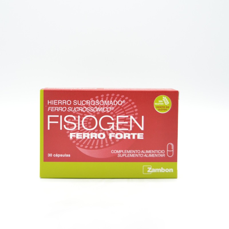 FISIOGEN FERRO FORTE 30 CAPSULAS Gestación y embarazo