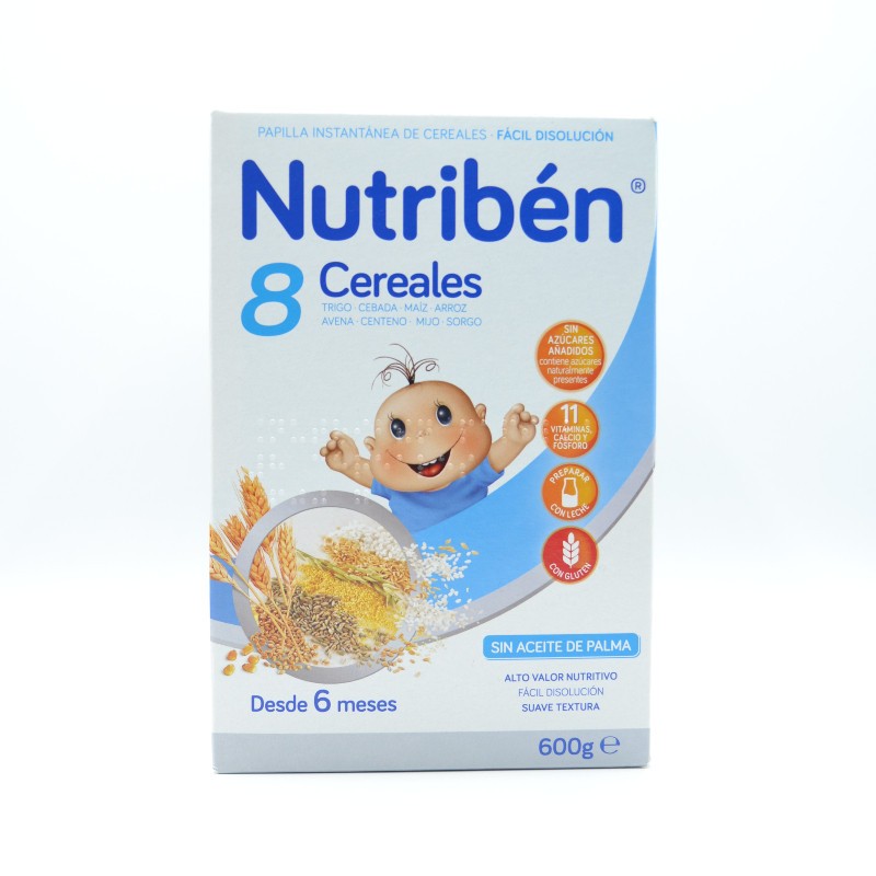 NB PAPILLA 8 CEREALES 600 G Papillas y snacks