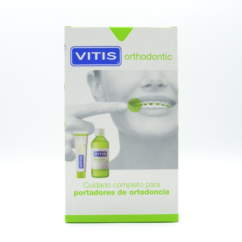 VITIS ORTHO PACK PASTA 100 ML+COLUT 500 ML. Ortodoncia