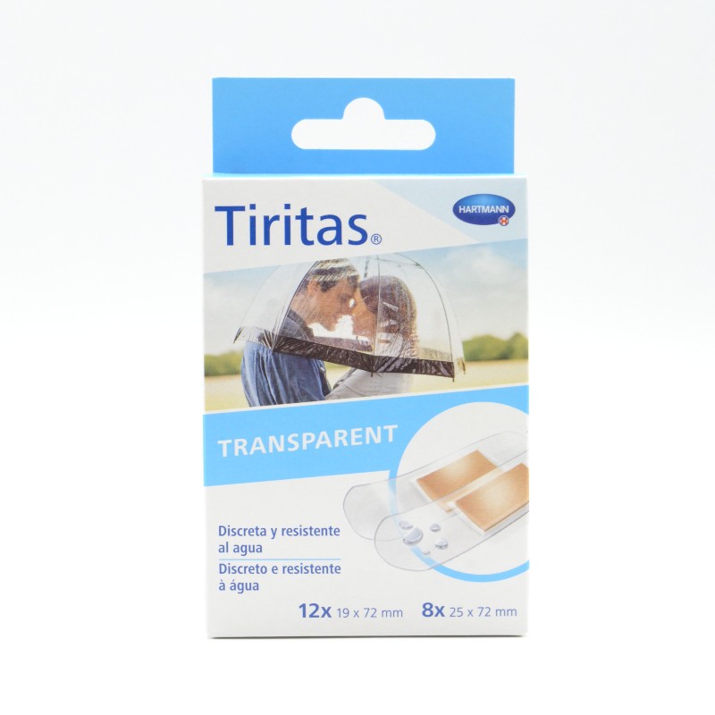 TIRITAS TRANSPARENT SURTIDO 2 TAMAÑOS 20 U HARTM Cuidado de los pies