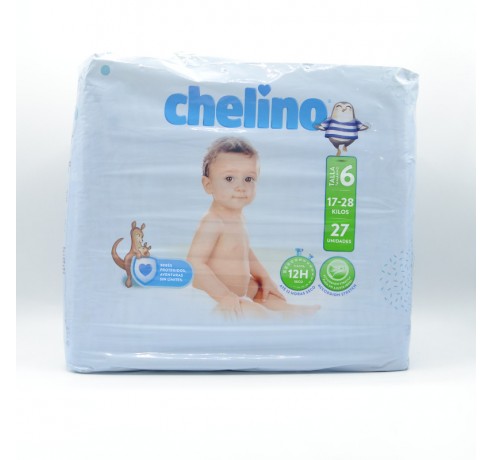 PAÑAL CHELINO T/6 (17-28KG) 27U Pañales y toallitas