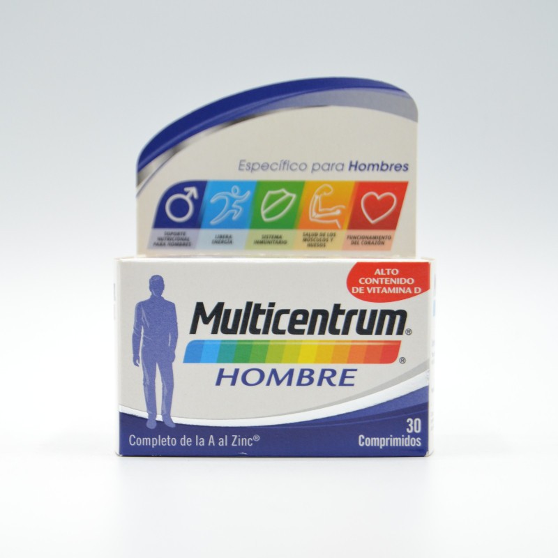 MULTICENTRUM HOMBRE 30 COMP Energía y vitalidad