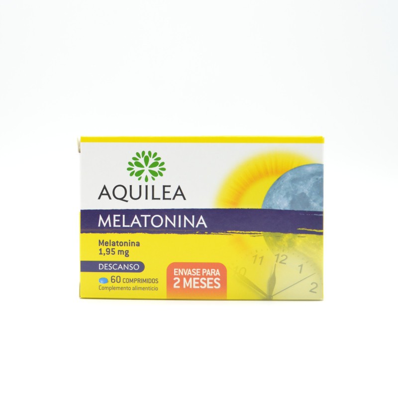 AQUILEA MELATONINA 1.95 MG 60 COMPRIMIDOS Regulación de estrés y ciclo del sueño