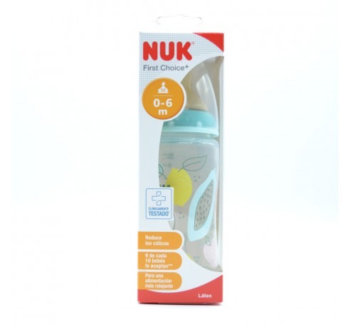 BIBERON NUK LATEX 0-6M M 300ML Biberones y tetinas